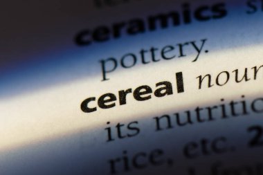 Mısır gevreği Word'de bir sözlük. Mısır gevreği kavramı