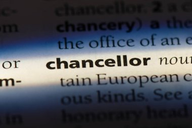 Şansölye Word'de bir sözlük. Şansölye kavramı