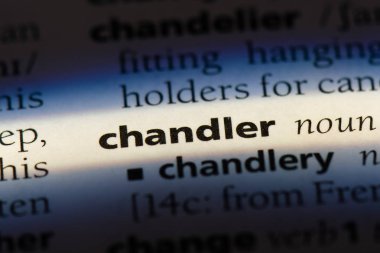 Chandler'ı tek kelimeyle bir sözlük. Chandler kavramı