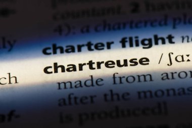 Chartreuse tek kelimeyle bir sözlük. Chartreuse kavramı