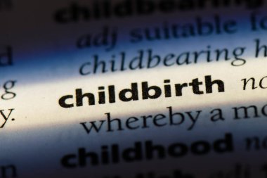 Doğum Word'de bir sözlük. Doğum kavramı