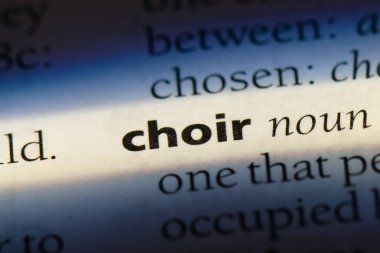 Koro Word'de bir sözlük. Koro kavramı