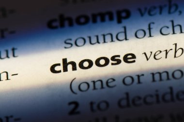 Word bir sözlük seçin. kavram seçin