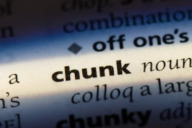 bir sözlüğü'ndeki sözcüğü Dobiş. Öbek kavramı