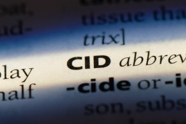 CID Word'de bir sözlük. CID kavramı
