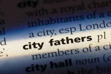 Şehir babalar Word'de bir sözlük. Şehir babalar kavramı