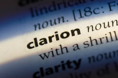 Clarion tek kelimeyle bir sözlük. Clarion kavramı
