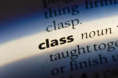 sınıf sözcük sözlüğe. sınıf kavramı