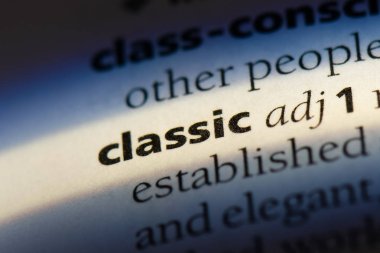 Klasik kelime sözlüğe. Klasik kavramı