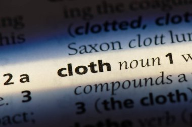 bez Word'de bir sözlük. bez kavramı