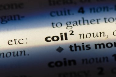 bobin Word'de bir sözlük. bobin kavramı