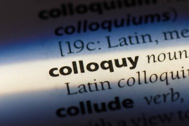 Söyleşi Word'de bir sözlük. Söyleşi kavramı