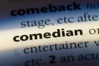 komedyen Word'de bir sözlük. komedyen kavramı