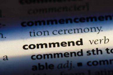 bir sözlüğü'ndeki sözcüğü emanet ediyorum. kavram emanet ediyorum