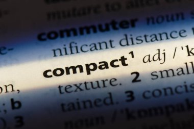 bir sözlüğü'ndeki sözcüğü düzenleyin. kavram kompakt