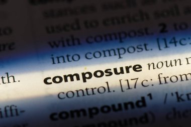 Soğukkanlılığını Word'de bir sözlük. Soğukkanlılığını kavramı