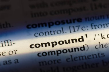 bileşik kelimenin Sözlükteki. bileşik kavramı