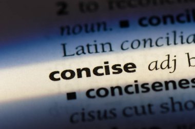 bir sözlüğü'ndeki özlü sözcüğü. özlü konsept