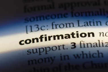 bir sözlüğü'ndeki onay sözcüğü. onay kavramı