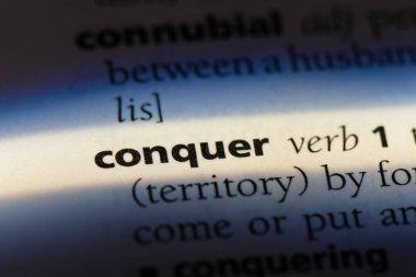 bir sözlüğü'ndeki sözcüğü fethetmek. kavram fethetmek