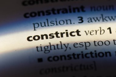 bir sözlüğü'ndeki sözcüğü daraltır. kavram daraltır