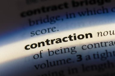 kasılma Word'de bir sözlük. kasılma kavramı