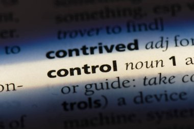 bir sözlüğü'ndeki sözcüğü kontrol. Denetim kavramı