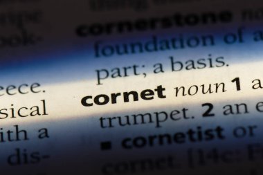 kornet Word'de bir sözlük. kornet kavramı