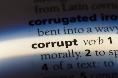 bozuk word Sözlük içinde. bozuk kavramı