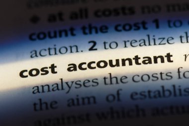maliyet muhasebeci Word'de bir sözlük. maliyet muhasebeci kavramı