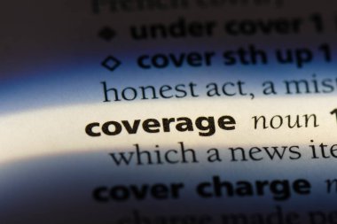 kapsama Word'de bir sözlük. kapsama kavramı