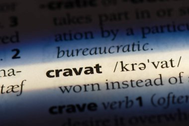 kravat Word'de bir sözlük. kravat kavramı