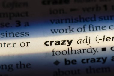 bir sözlüğü'ndeki deli sözcüğü. deli kavramı