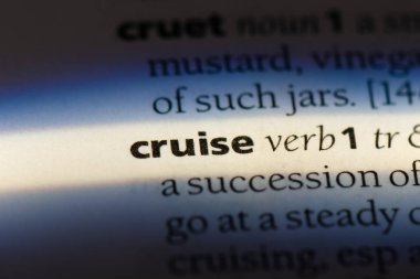 bir sözlüğü'ndeki sözcüğü cruise. Cruise kavramı