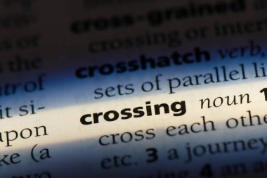 geçiş Word'de bir sözlük. geçiş kavramı