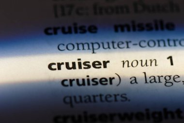 Kruvazör Word'de bir sözlük. Kruvazör kavramı