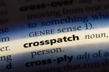 crosspatch sözcük sözlüğe. crosspatch kavramı