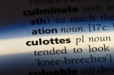 pantolonlara Word'de bir sözlük. pantolonlara kavramı