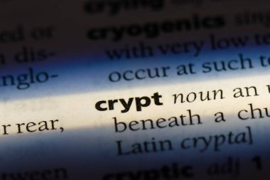 Crypt Word'de bir sözlük. Crypt kavramı