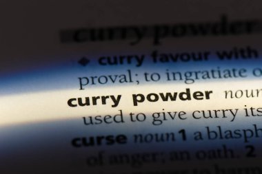 toz köri Word'de bir sözlük. toz köri kavramı