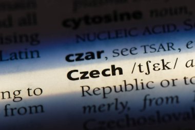 Çek tek kelimeyle bir sözlük. Çek kavramı