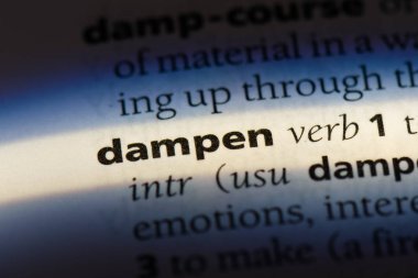 bir sözlüğü'ndeki sözcüğü nemlendirin. kavram nemlendirin