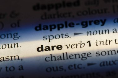 bir sözlüğü'ndeki sözcüğü cesaret. kavram cesaret