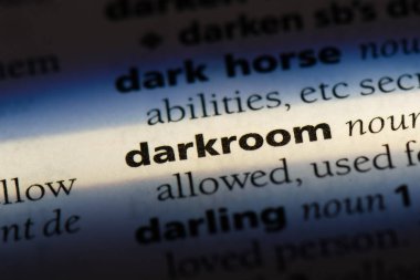 karanlık oda Word'de bir sözlük. karanlık oda kavramı