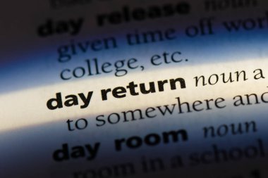 gün dönüş sözcük sözlüğe. gün dönüş kavramı
