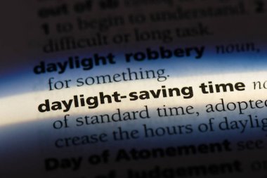 Yaz saati uygulaması Word'de bir sözlük. Yaz saati uygulaması kavramı