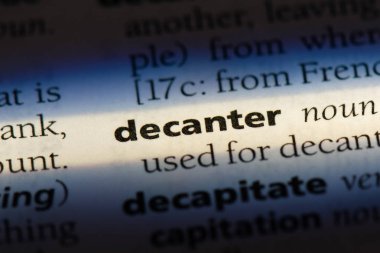 sürahi Word'de bir sözlük. sürahi kavramı