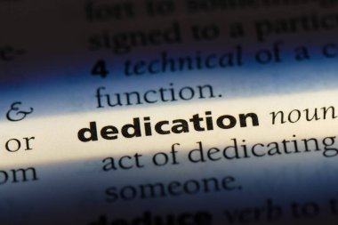 özveri Word'de bir sözlük. bağlılık kavramı