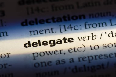 bir sözlüğü'ndeki sözcüğü temsilci. temsilci kavramı