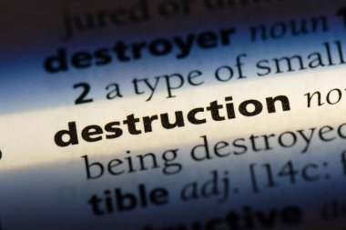 imha Word'de bir sözlük. imha kavramı